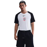 Camisa Timão I 25/26 - Torcedor Masculina - Branca e Preto