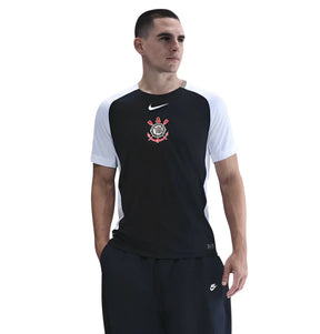 Camisa Timão II 25/26 - Torcedor Masculina - Preta e Branco