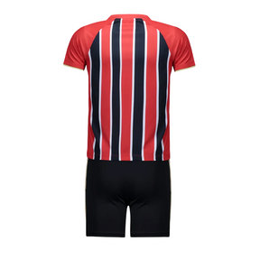 Conjunto Infantil São Paulo II 25/26  – Vermelho e Preto
