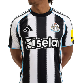 Camisa Newcastle I 25/26 - Torcedor - Adidas - Branca e Preta