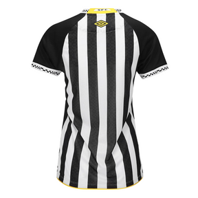 Camisa PEIXÃO II 25/26 - Torcedor Feminina - Preto e Branco