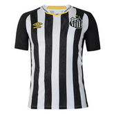 Camisa PEIXÃO II 25/26 - Torcedor Masculina - Preto e Branco