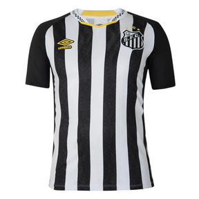 Camisa PEIXÃO II 25/26 - Torcedor Masculina - Preto e Branco