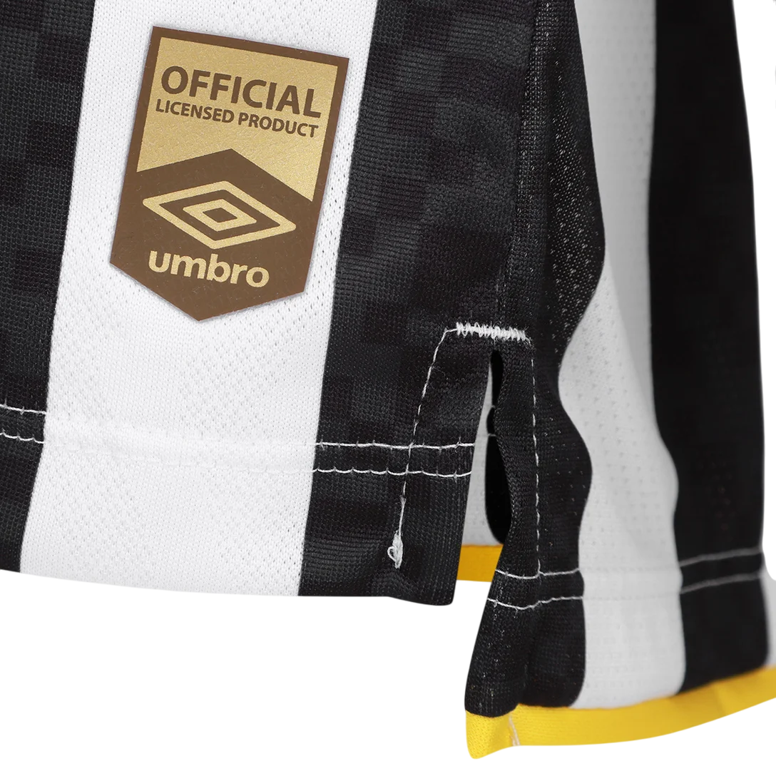 Camisa PEIXÃO II 25/26 - Torcedor Feminina - Preto e Branco