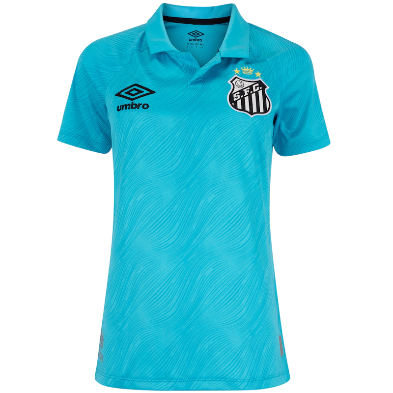 Camisa PEIXÃO Comemorativa  25/26 - Torcedor Feminina - Azul