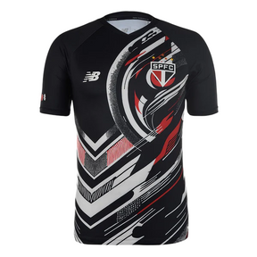 Camisa São Paulo Pré-Jogo 25/26 - Torcedor Masculina - Preto